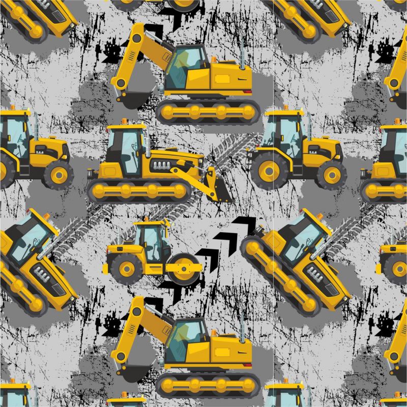 Žluté malované nakladače S PENU na šedé-materiálové varianty mavaga design