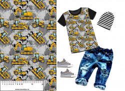 Žluté malované nakladače S PENU na šedé-materiálové varianty mavaga design Žluté malované nakladače S PENU na šedé-materiálové varianty mavaga design