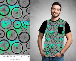 Kola s modro-zelenou mapou - materiálové varianty mavaga design Kola s modro-zelenou mapou - materiálové varianty mavaga design