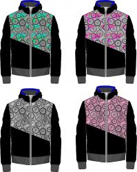 Kola s růžovou mapou - materiálálové varianty mavaga design