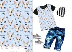 Bulterie hlavy na modré-materiálové varianty mavaga design