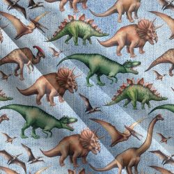 Dinosaurové modrý denim-materiálové varianty | Bela- polyesterový úplet, Torino -úplet funkční, MILKY -úplet funkční, FERRA -úplet, Lycra, PUSH UP LYCRA/ plavkovina, Garzato- počesaný funkční úplet, Termo lycra počesaná, DOLOMITY -počesaný 250 gsm, Softshell zimní 320 gsm, Softshell LETNÍ NEPRUŽNÝ, Softshell ZIMNÍ PRUŽNÝ 220 gsm, Softshell letní pružný 220gsm, Softshell jarní 285 gsm, Softshell BERÁNEK, Kočárkovina, Micropeach -tkanina 100 % pes, Silver pružné plátno, X-BAVLNĚNÝ SATÉN, BAVLNĚNÝ úplet LORA 180, Bavlněná teplákovina LORA 250 gsm, BAVLNĚNÝ úplet MIRA 230, Mušelín, SILKY, Venezie úplet, Satén úpletový Valentino  PES+el., Microplyš pružný