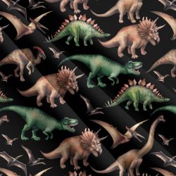 Dinosaurové na černé-materiálové varianty | Bela- polyesterový úplet, Torino -úplet funkční, MILKY -úplet funkční, FERRA -úplet, Lycra, PUSH UP LYCRA/ plavkovina, Garzato- počesaný funkční úplet, Termo lycra počesaná, DOLOMITY -počesaný 250 gsm, Softshell zimní 320 gsm, Softshell LETNÍ NEPRUŽNÝ, Softshell ZIMNÍ PRUŽNÝ 220 gsm, Softshell letní pružný 220gsm, Softshell jarní 285 gsm, Softshell BERÁNEK, Kočárkovina, Micropeach -tkanina 100 % pes, Silver pružné plátno, SILKY, Venezie úplet, Satén úpletový Valentino  PES+el., Microplyš pružný