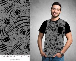 Drápy a stopy na šedé-materiálové varianty mavaga design