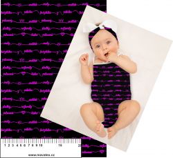 Malé lásky TEXTY černá+mlaina - materiálálové varianty mavaga design