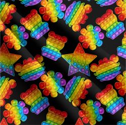 POP IT !! černá -materiálové varianty mavaga design
