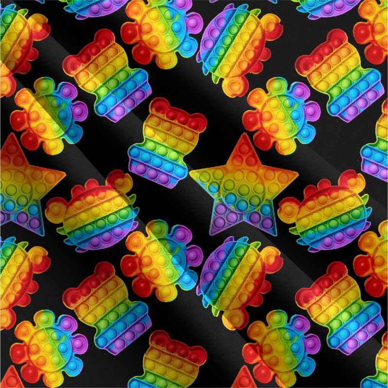 POP IT !! černá -materiálové varianty mavaga design