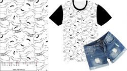 Jezevčík černo-bílá-materiálové varianty mavaga design Jezevčík černo-bílá-materiálové varianty mavaga design