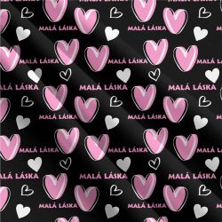 Malé lásky černá-materiálové varianty mavaga design
