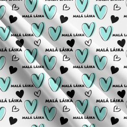 Malé lásky mentolka- materiálálové varianty mavaga design Malé lásky mentolka- materiálálové varianty mavaga design