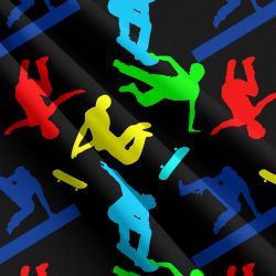 Parkour barevný - materiálové varianty mavaga design