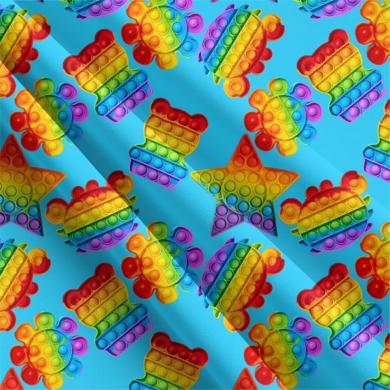 POP IT !! modrá -materiálové varianty mavaga design
