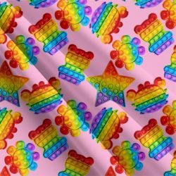 POP IT !! růžová -materiálové varianty mavaga design
