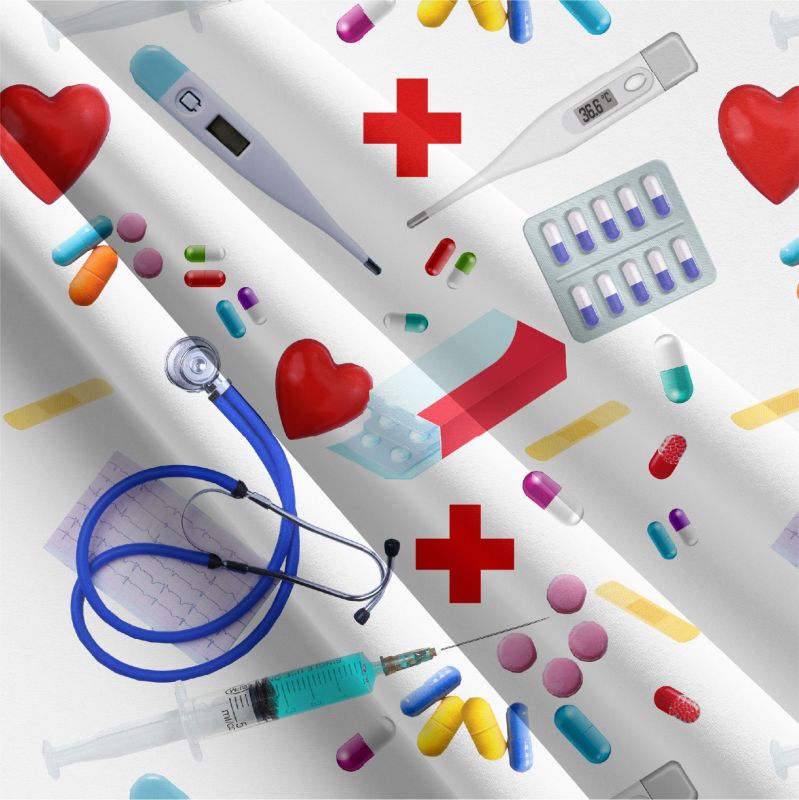 Reálný medical bílá -materiálové varianty mavaga design