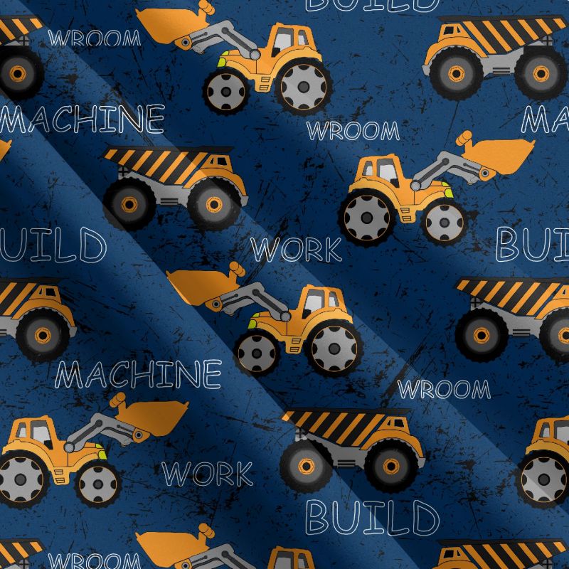 Traktory a nakldače na modré-materiálové varianty mavaga design