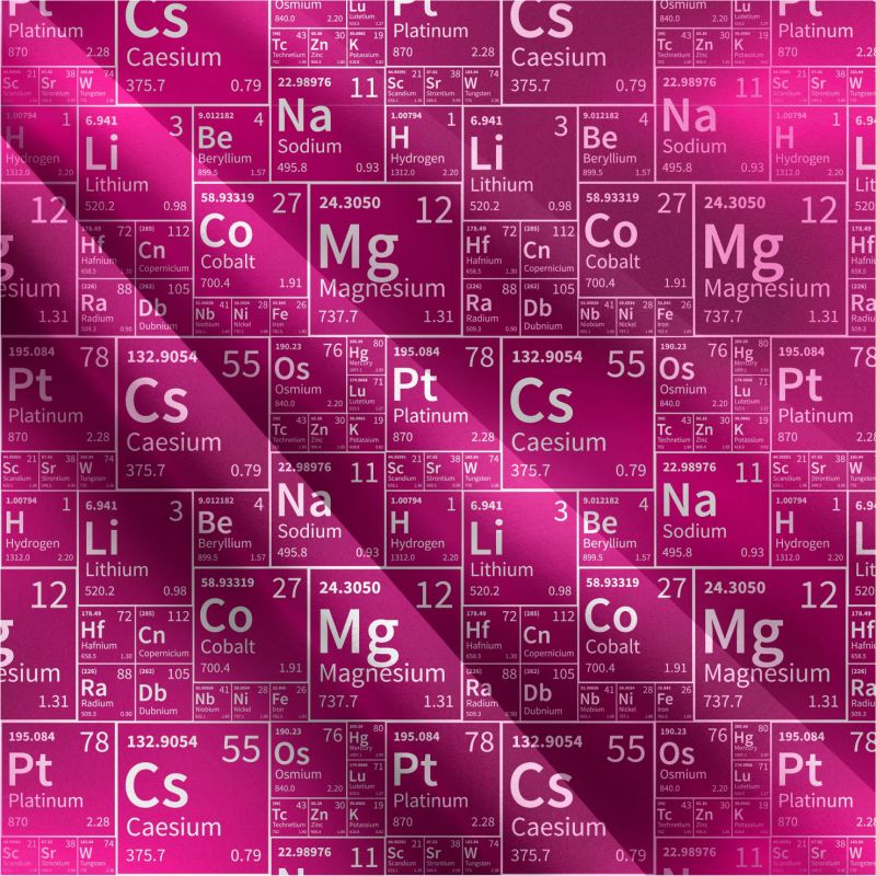 Chemie růžová- materiálové varianty mavaga design