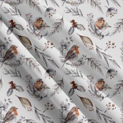 Vánoční ptáčci světlý- materiálové varianty mavaga design