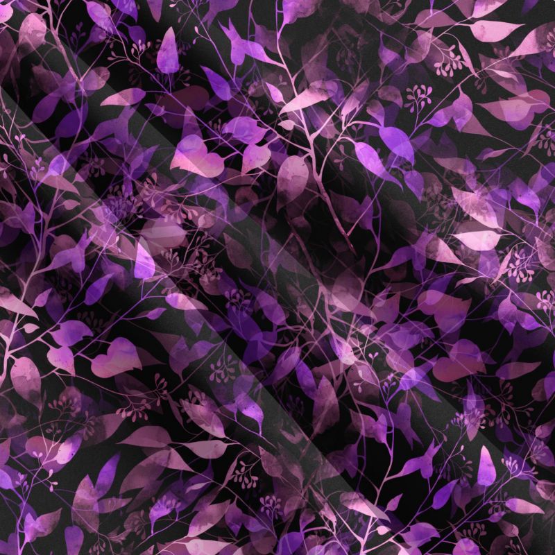Fialové lístky- materiálové varianty mavaga design