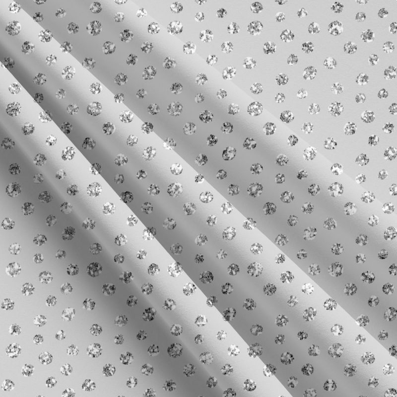 Glitrový puntík na světlé šedé (imitace) - materiálové varianty mavaga design
