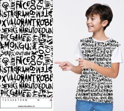 Populární texty na bílé- materiálové varianty mavaga design