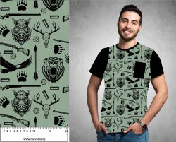 Lovec grafický - army - digitální tisk mavaga design