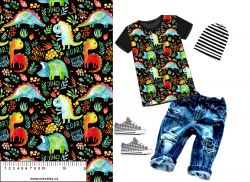 Malovaní dinosauři-materiálové varianty | Bela- polyesterový úplet, Torino -úplet funkční, MILKY -úplet funkční, FERRA -úplet, Lycra, PUSH UP LYCRA/ plavkovina, Garzato- počesaný funkční úplet, Termo lycra počesaná, DOLOMITY -počesaný 250 gsm, Softshell zimní 320 gsm, Softshell LETNÍ NEPRUŽNÝ, Softshell ZIMNÍ PRUŽNÝ 220 gsm, Softshell letní pružný 220gsm, Softshell jarní 285 gsm, Softshell BERÁNEK, Kočárkovina, Micropeach -tkanina 100 % pes, Silver pružné plátno, Microplyš pružný