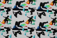 Jednolícní úplet bílý PARKOUR- 220 gsm EU-úplety atest pro děti
