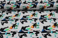 Jednolícní úplet bílý PARKOUR- 220 gsm EU-úplety atest pro děti