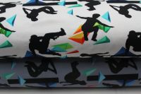 Jednolícní úplet bílý PARKOUR- 220 gsm EU-úplety atest pro děti