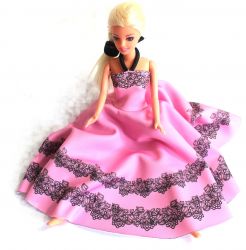 BARBIE - Panel oblečení na panenku -panel 17 garzato vyrobeno v EU- atest pro děti bavlna