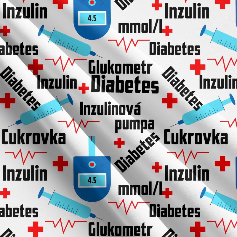 Diabetes bílá -materiálové varianty mavaga design