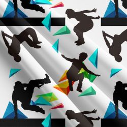 Jednolícní úplet bílý PARKOUR- 220 gsm