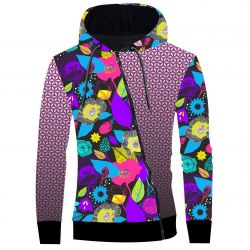 dvoj-PANEL na šaty / triko/leginy -NEON KYTKY- materiálové varianty mavaga design