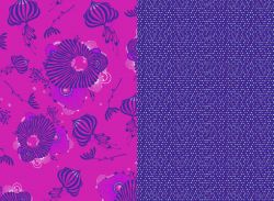 Dvoj-PANEL na šaty / triko/leginy -vodní lekníny- materiálové varianty mavaga design Dvoj-PANEL na šaty / triko/leginy -vodní lekníny- materiálové varianty mavaga design