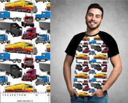 Náklaďáky na bílé -materiálové varianty mavaga design