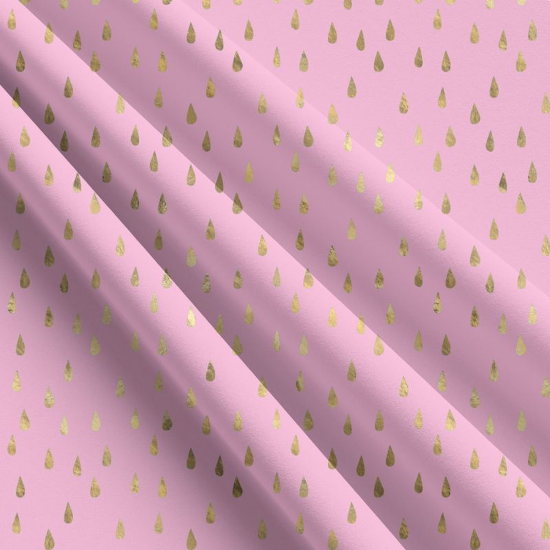 Zlaté kapky na růžové (imitace zlata) -materiálové varianty mavaga design