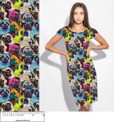 Mops pop art - materiálové varianty mavaga design Mops pop art - materiálové varianty mavaga design