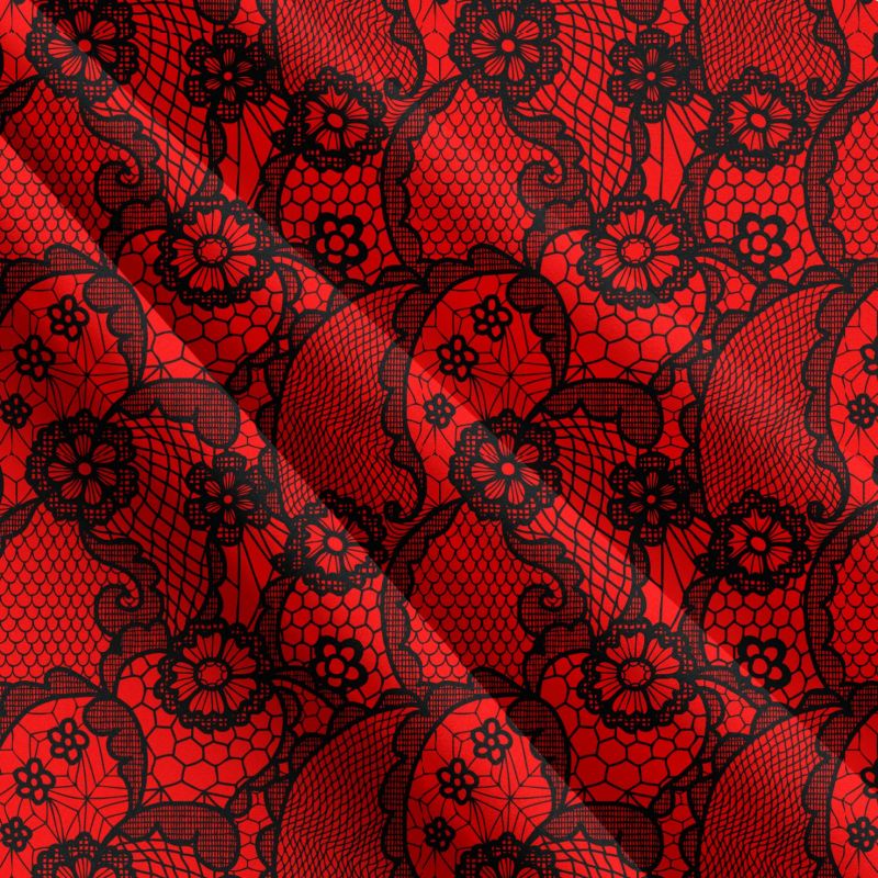 kRAJKA MALÉ KYTIČKY na čevené -materiálové varianty mavaga design