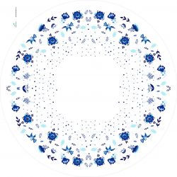 Panel na kolovou sukni 13 - folklor na bílé-varianty mavaga design