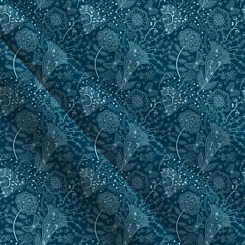 Jemné krafické kvítky na opálu-materiálové varianty mavaga design