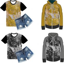 Stará malba černá-materiálové varianty mavaga design Stará malba černá-materiálové varianty mavaga design