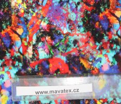 Teplákovina akvarelové stromy- 260 gsm