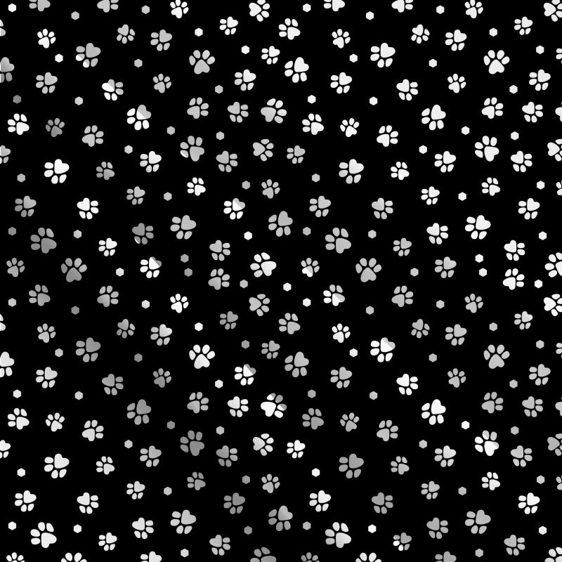 Malé BÍLO-ČERNÉ TLAPIČKY-nateriálové varianty mavaga design