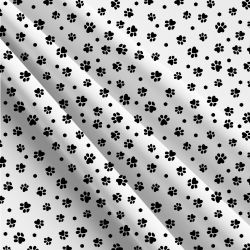 Malé černo-bílé tlapky- materiálové varianty mavaga design