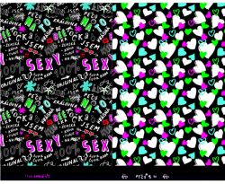 PANEL na šaty / triko/leginy -PEČU NA TO -fluo barvy- materiálové varianty mavaga design PANEL na šaty / triko/leginy -PEČU NA TO -fluo barvy- materiálové varianty mavaga design