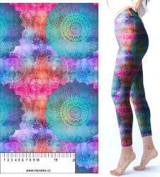 Duhové mandaly -materiálové varianty | Bela- polyesterový úplet, Torino -úplet funkční, MILKY -úplet funkční, FERRA -úplet, LYCRA --úplet funkční, PUSH UP LYCRA/ plavkovina, Garzato- počesaný funkční úplet, Termo lycra počesaná, DOLOMITY -počesaný 250 gsm, Softshell zimní 320 gsm, Softshell LETNÍ NEPRUŽNÝ, Softshell ZIMNÍ PRUŽNÝ 220 gsm, Softshell letní pružný 220gsm, Softshell jarní 285 gsm, Softshell BERÁNEK, Kočárkovina, Micropeach -tkanina 100 % pes, BAVLNĚNÝ SATÉN, Silver pružné plátno, BAVLNĚNÝ úplet LORA 180, Bavlněná teplákovina LORA 250 gsm, BAVLNĚNÝ úplet MIRA 230, SILKY, Venezie úplet, Satén úpletový Valentino  PES+el., Microplyš pružný