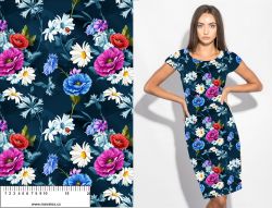 Rozkvetlá louka na tmavé-materiálové varianty mavaga design