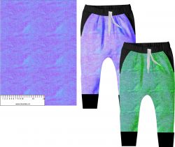 JEANS multicolour fialová-materiálové varianty mavaga design