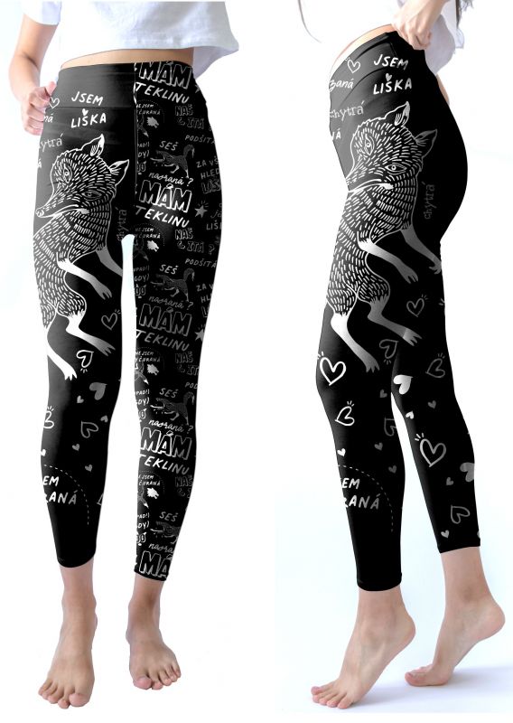 PANEL na šaty / triko/leginy -MAZANÁ LIŠKA materiálové varianty mavaga design