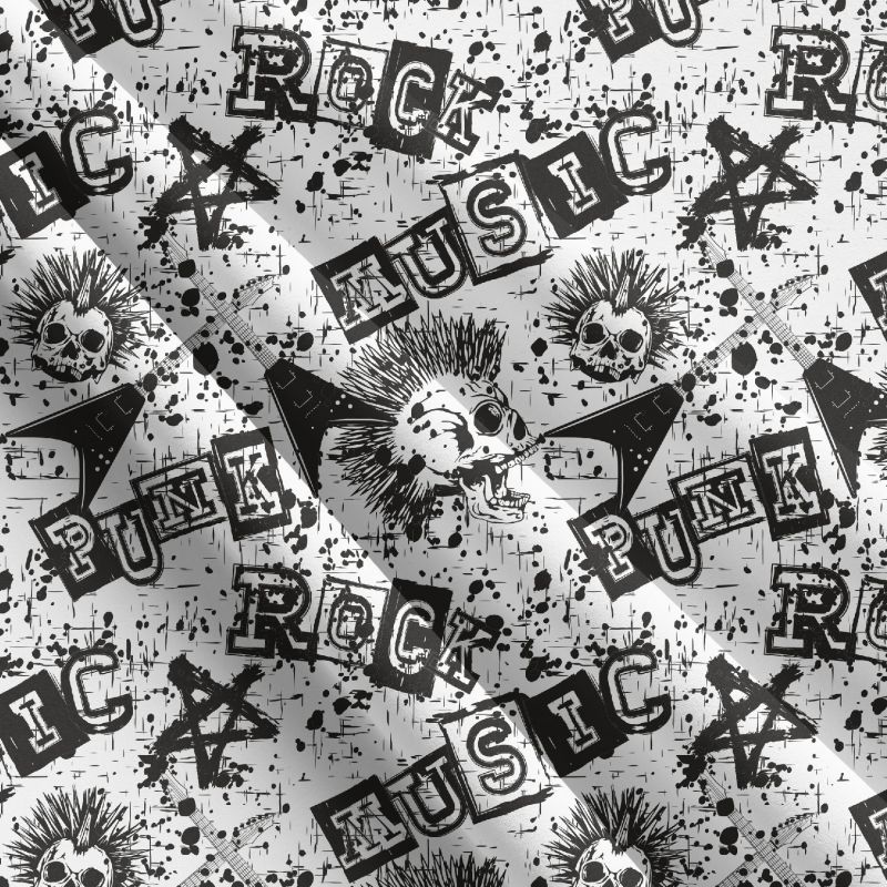 Punk bílá - materiálové varianty mavaga design